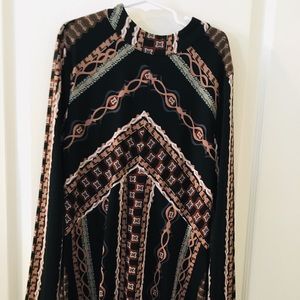 Free People dress size XS patterned dress